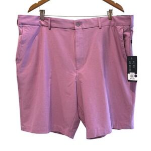 Walter Hagen Men's Golf Shorts Size 42 Purple‎ Micro Lines Moisture Wicking